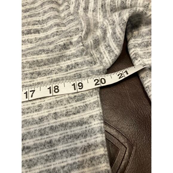 Lou & Grey‎ V-Neck Striped Sweater Dress Womens Small Tunic Casual Soft Relaxed - Picture 16 of 16